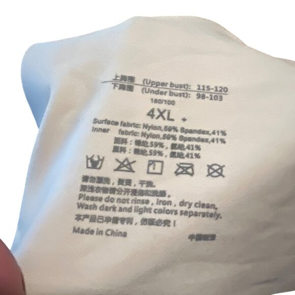 Forlest Beige Wireless Bra 4XL Storage Bag & Extra Hooks Supportive Design - Picture 2 of 3